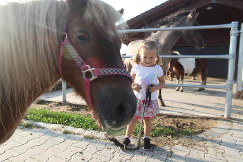 Ponyreiten im Familienhotel Reiterhof Pichler