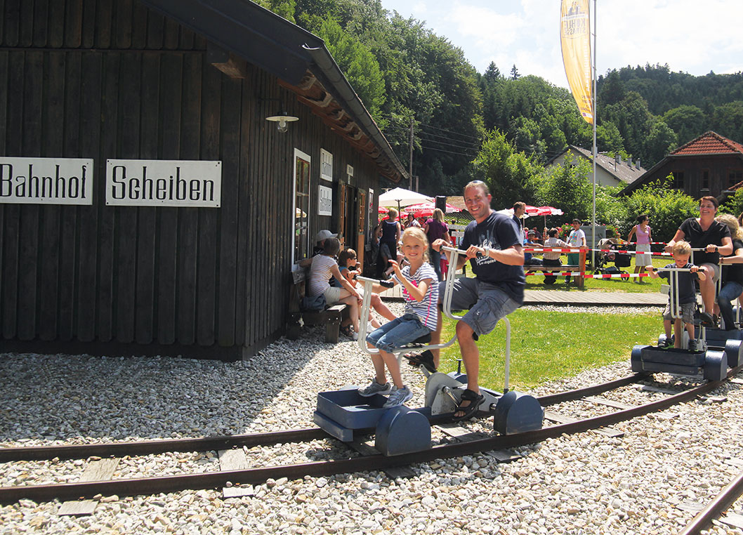 kohlebahnhof scheiben in geboltskirchen familienausflug familienhotel pichler